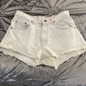 Vintage Levi High Rise Shorts